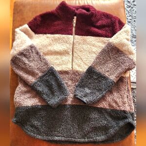 Maurices Half-Zip Teddy Sherpa Sweater